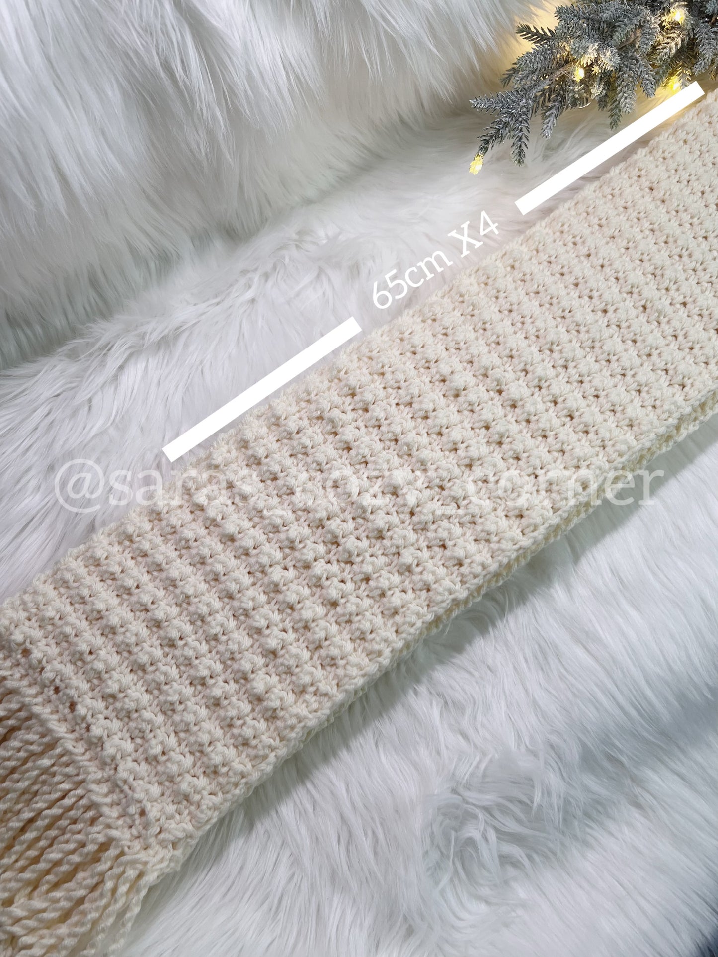 The Snuggle Trail oversized scarf