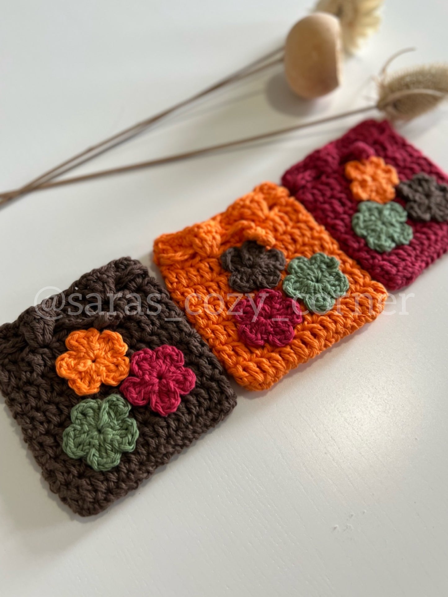 Autumn Treasure baggie crochet pattern PDF