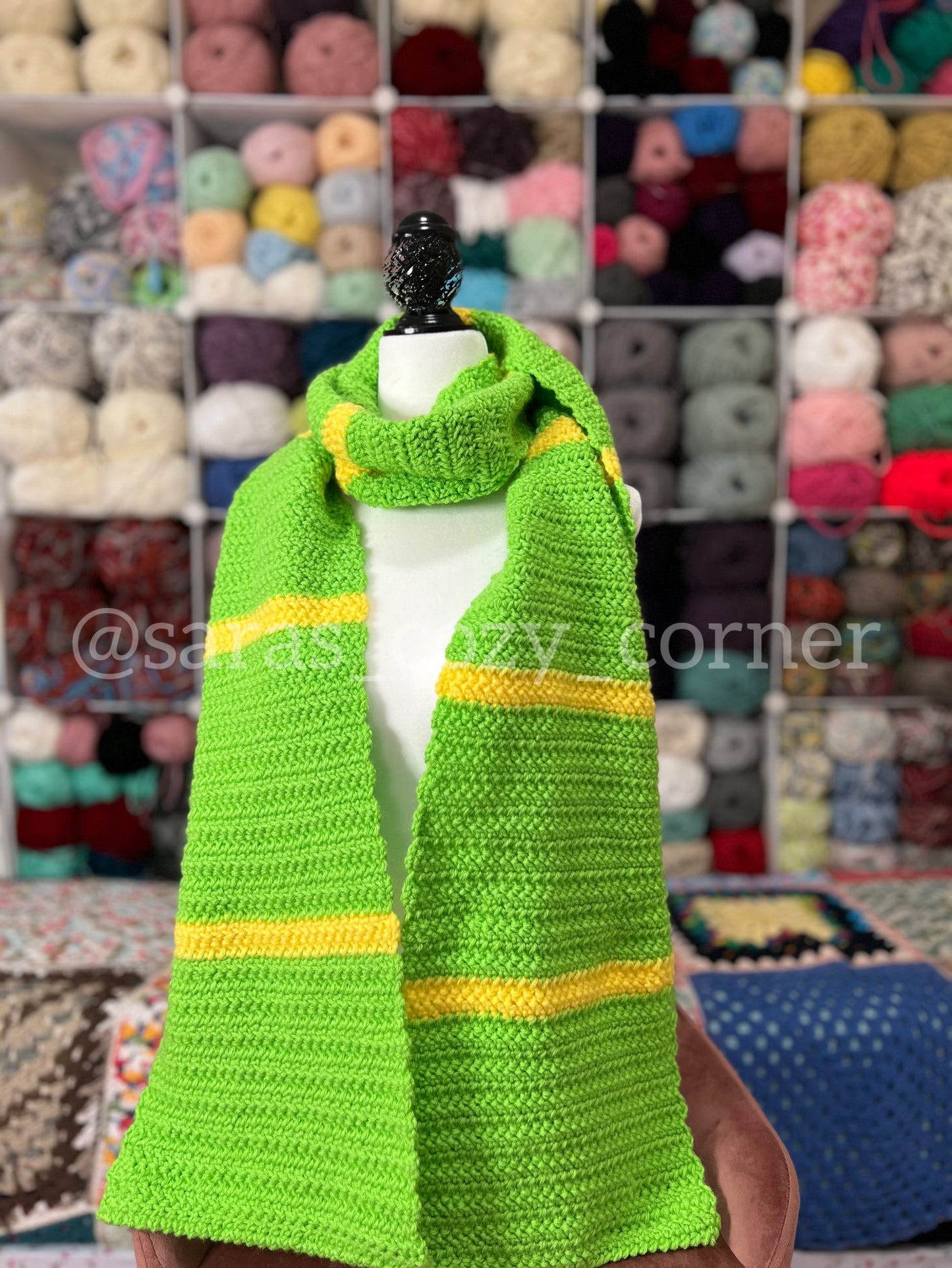 The Adventure Aura scarf crochet pattern PDF