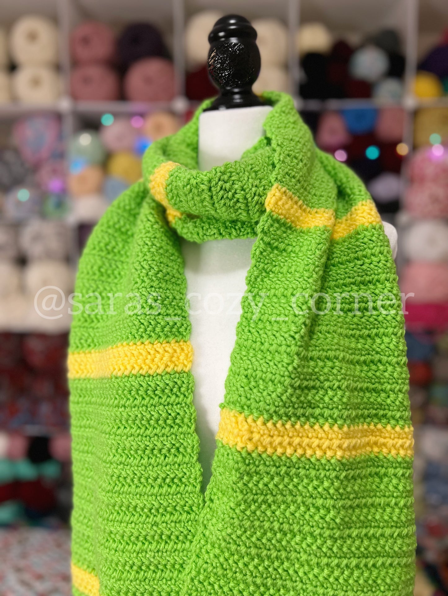 The Adventure Aura scarf crochet pattern PDF
