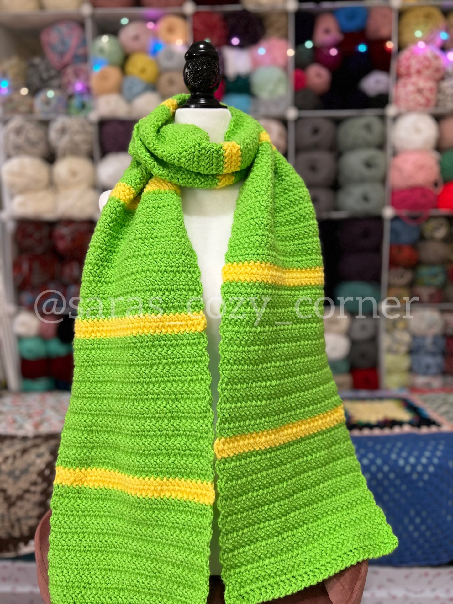 The Adventure Aura scarf crochet pattern PDF