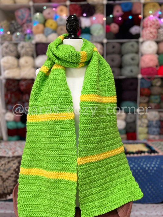 The Adventure Aura scarf crochet pattern PDF