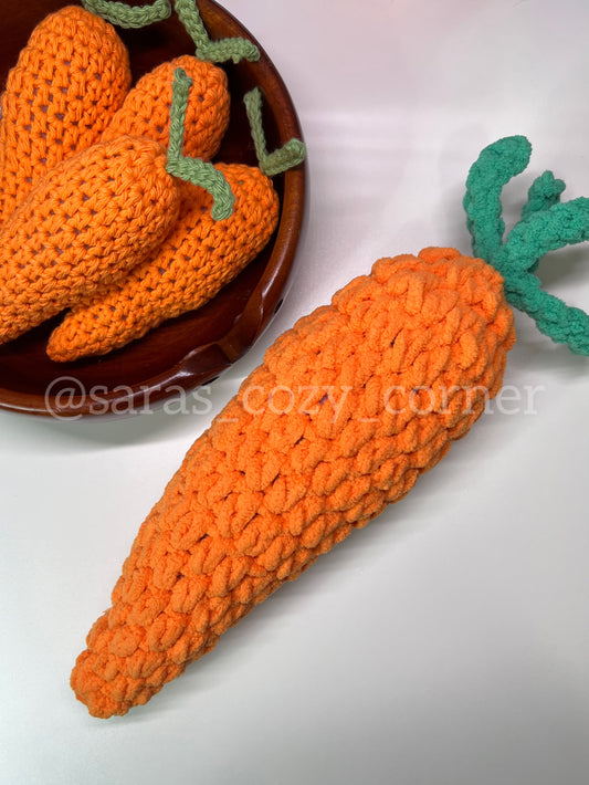 Toy Carrot Crochet Pattern