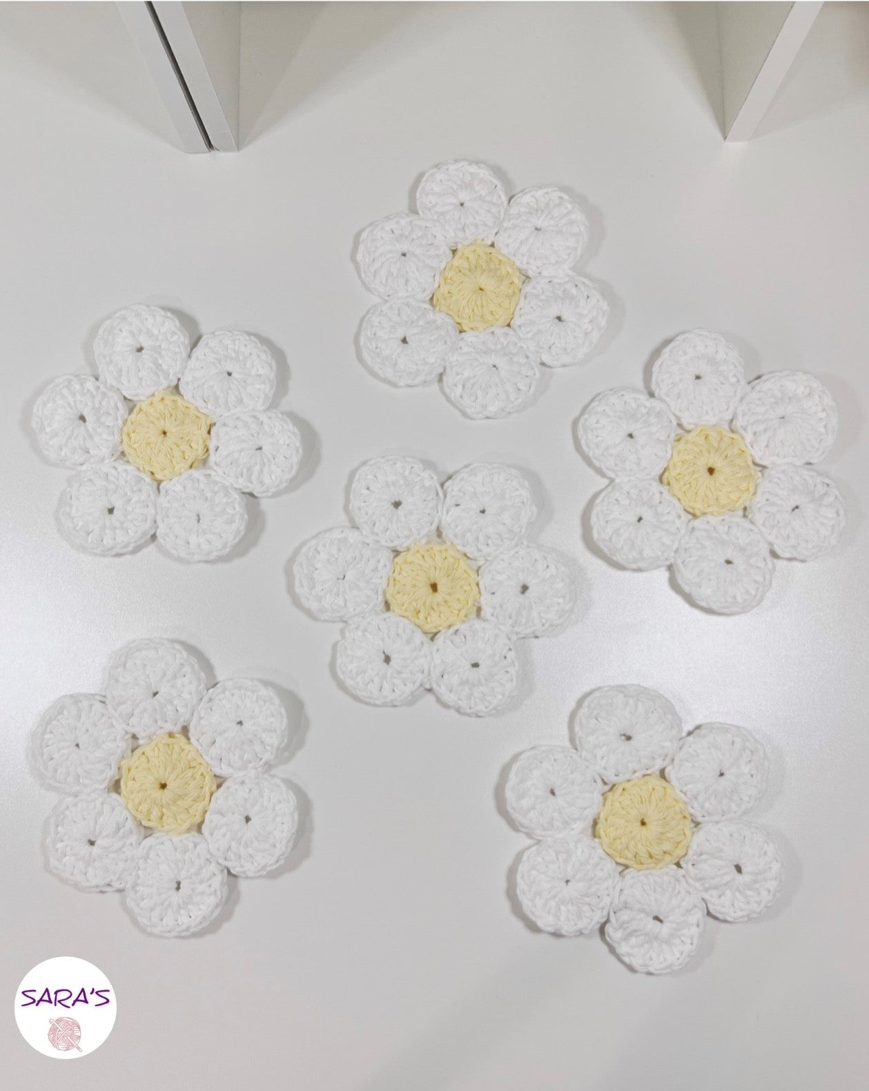 The Spring blooming crochet coaster