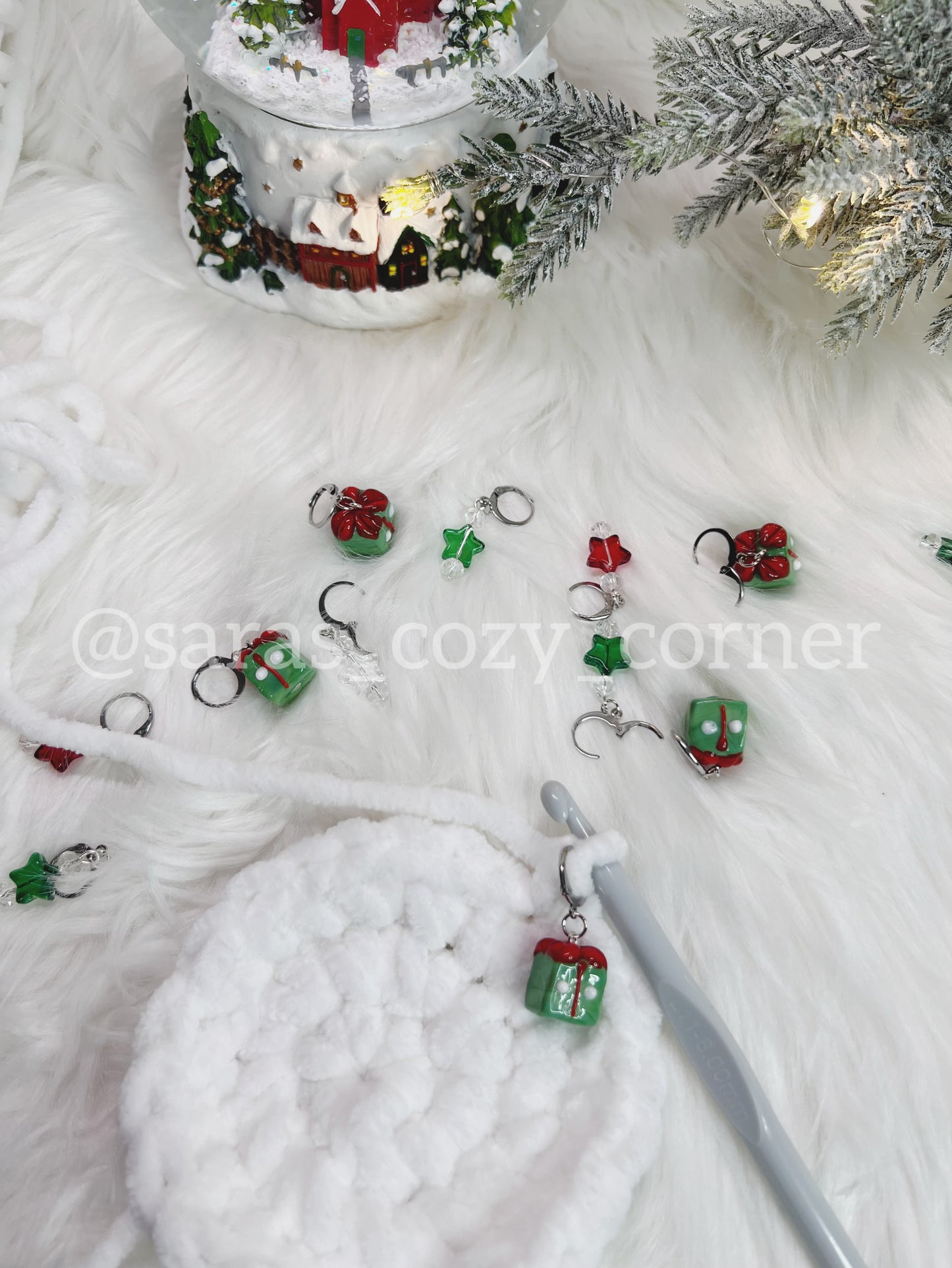 The Christmas Treasure stitch markers set