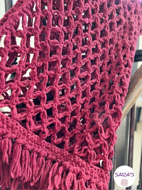 Love knot crochet online blanket