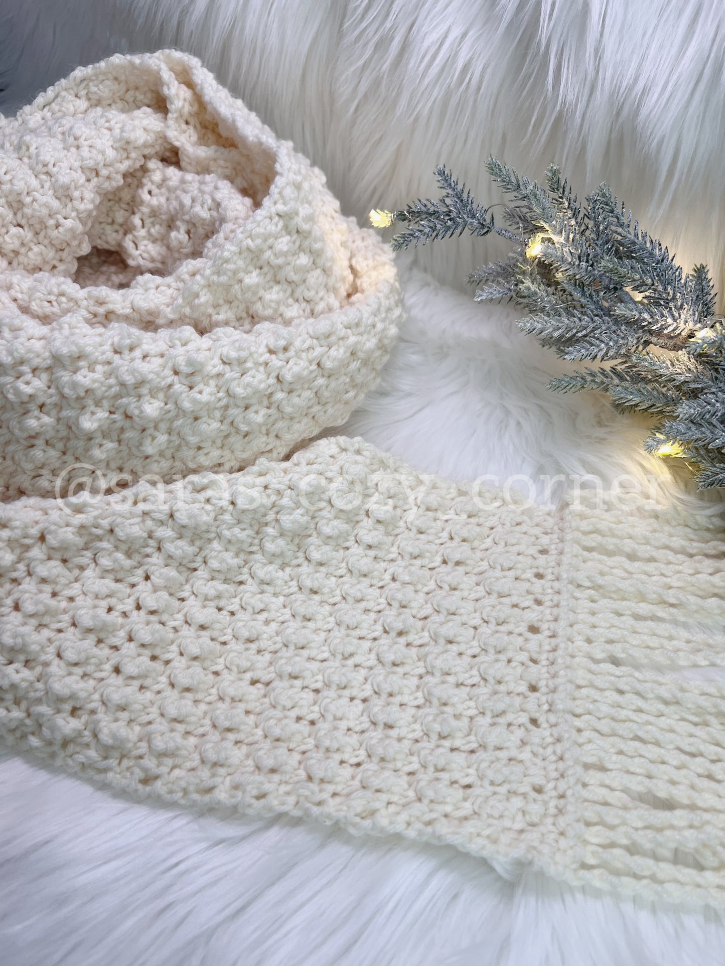 The Snuggle Trail oversized scarf