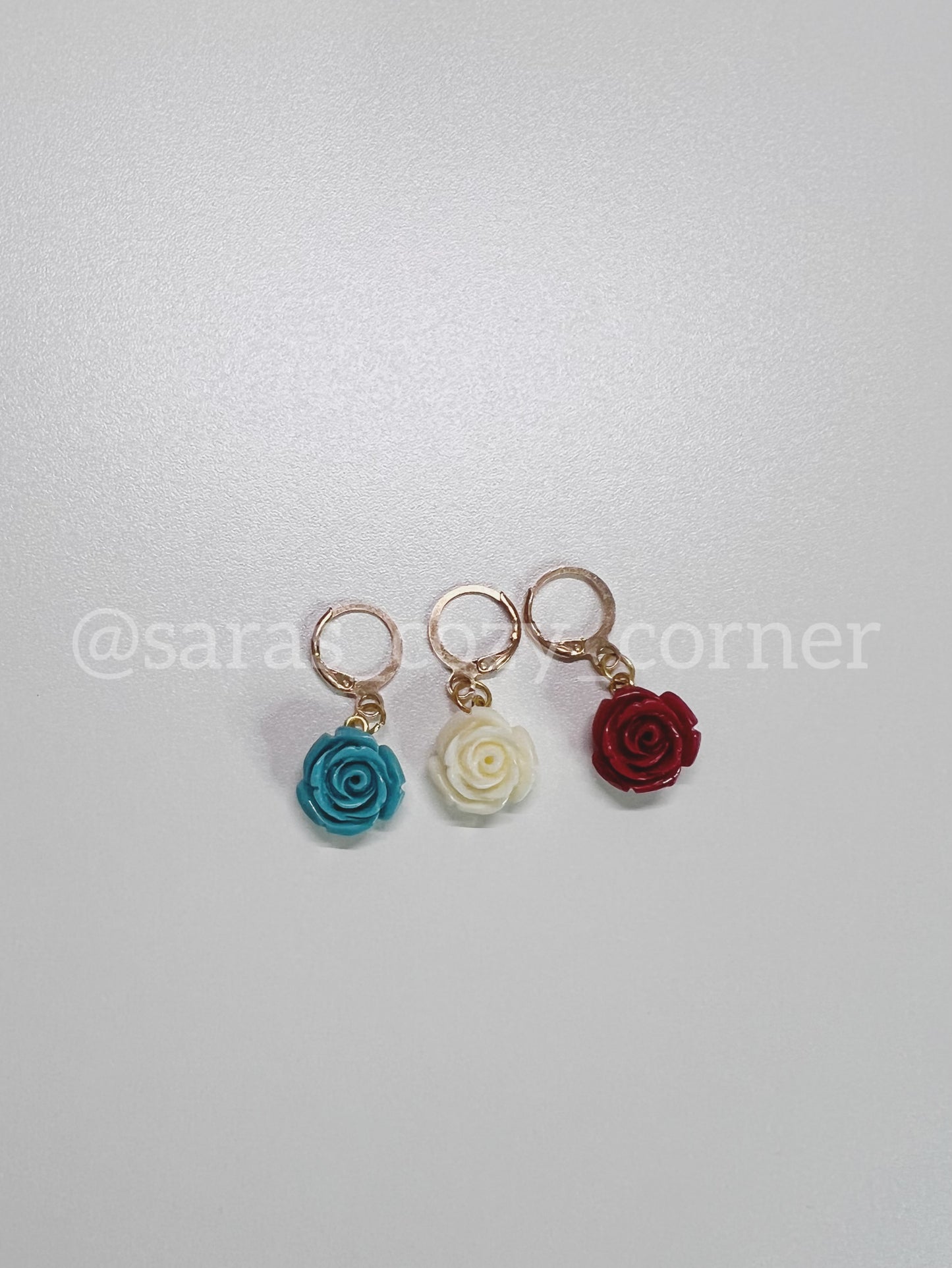 The Rose Bloom stitch markers set