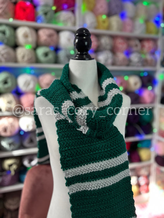The Magic School scarf crochet pattern PDF