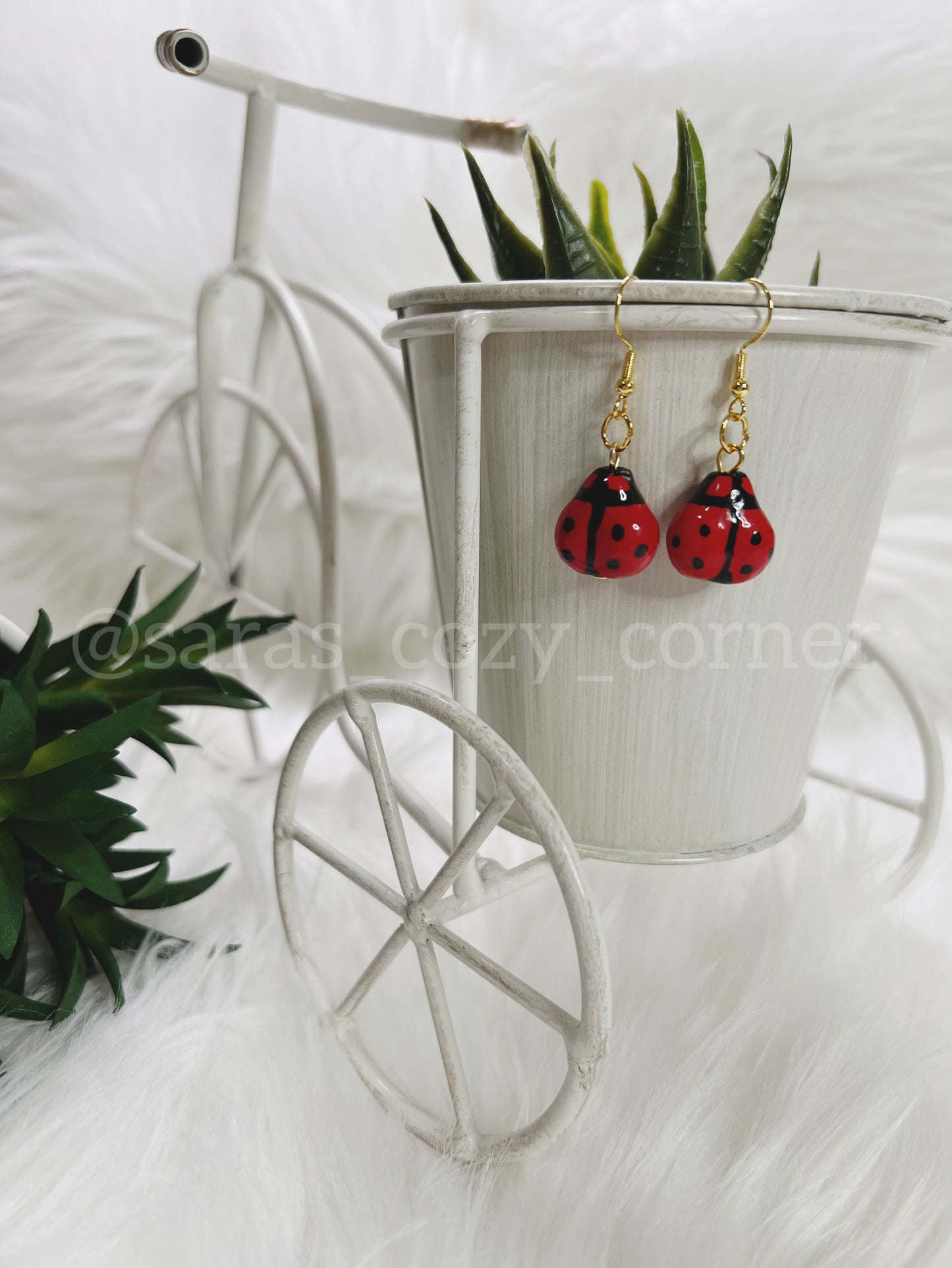 lady bugs dangles