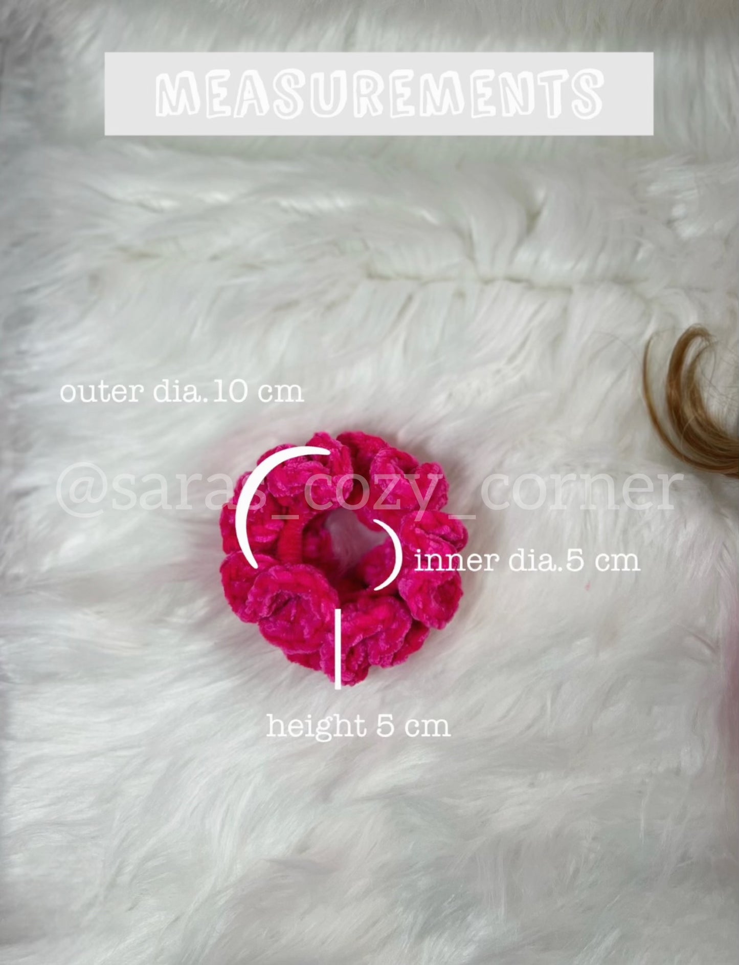 The Velvet Charm scrunchies pink pop