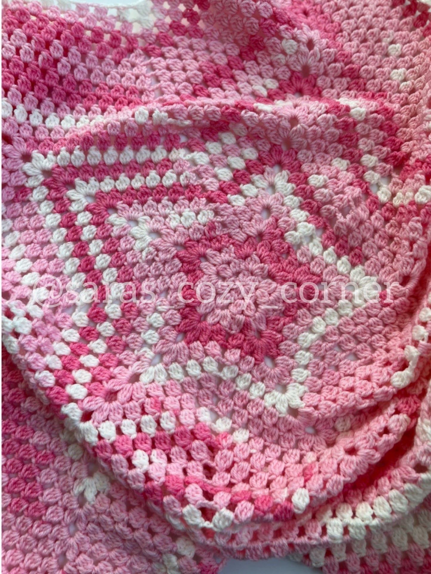 The Twinkle Star Snuggle baby blanket pink