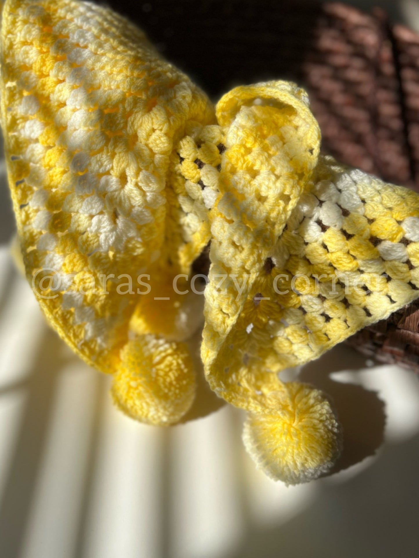 The Twinkle Star snuggle baby blanket yellow