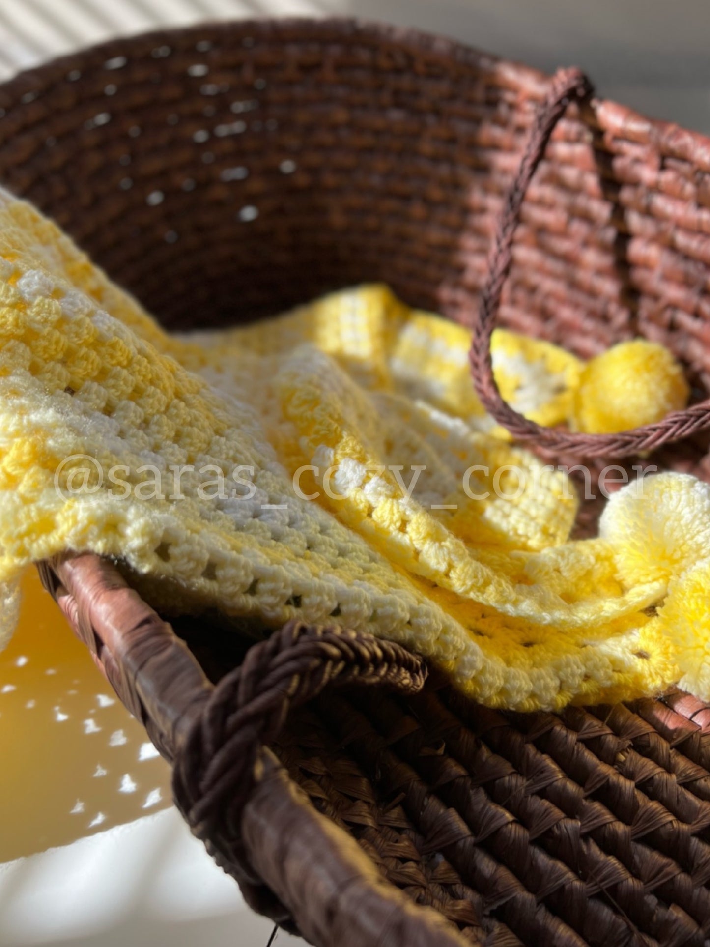 The Twinkle Star snuggle baby blanket yellow