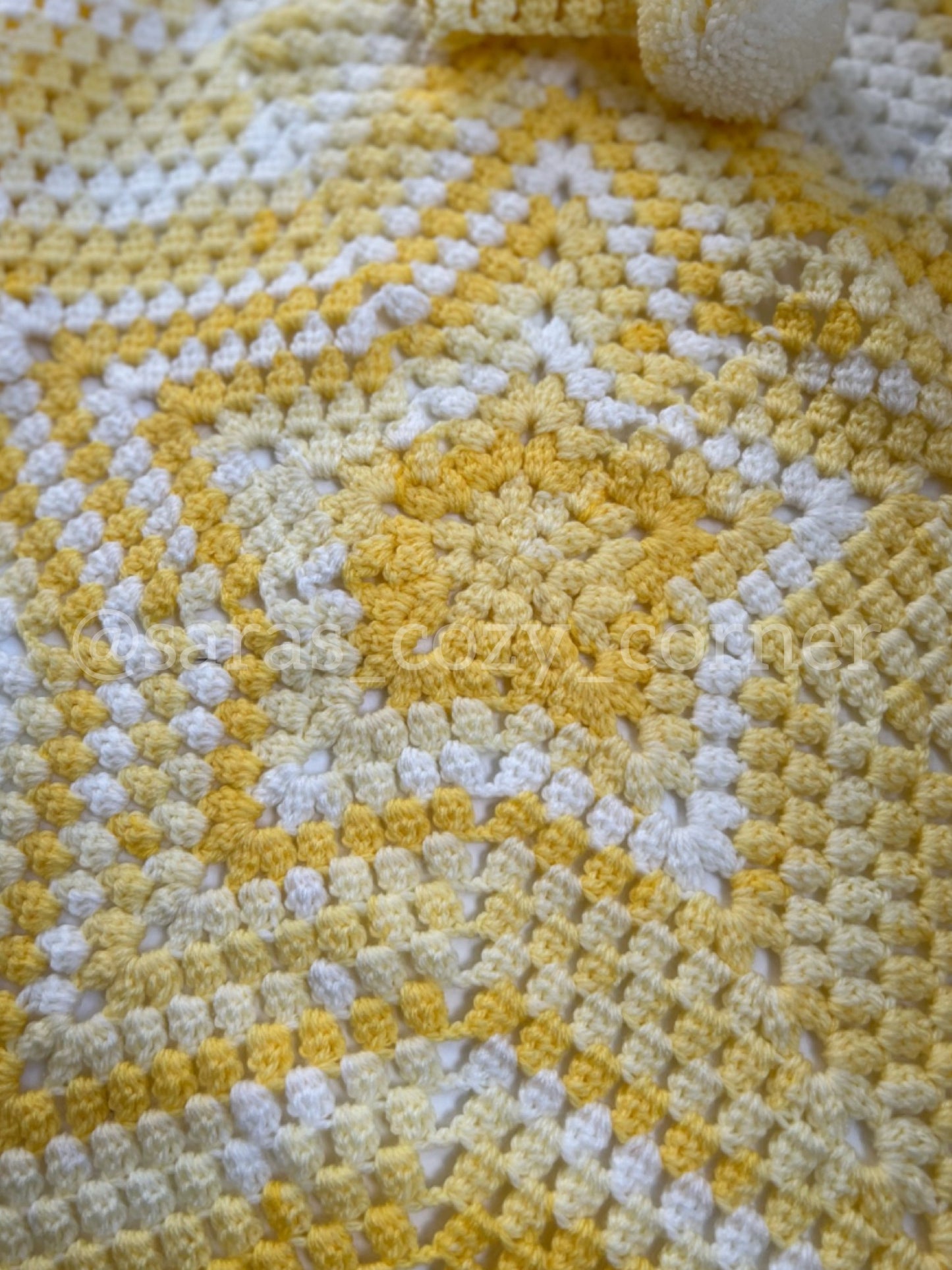 The Twinkle Star snuggle baby blanket yellow