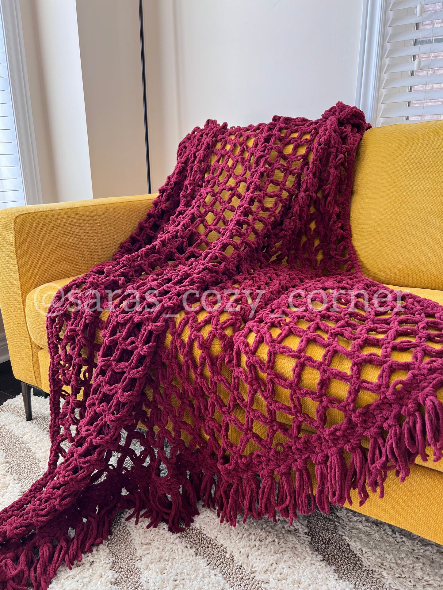 The Love Knot throw