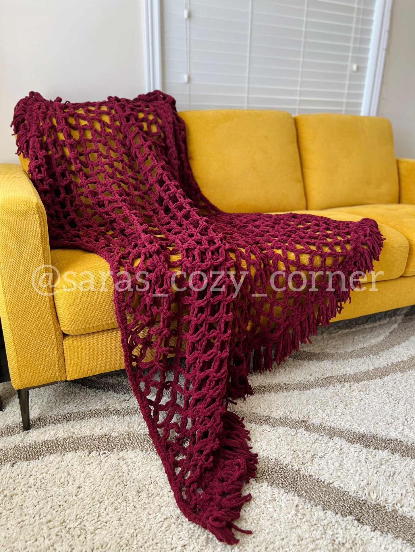 The Love Knot throw