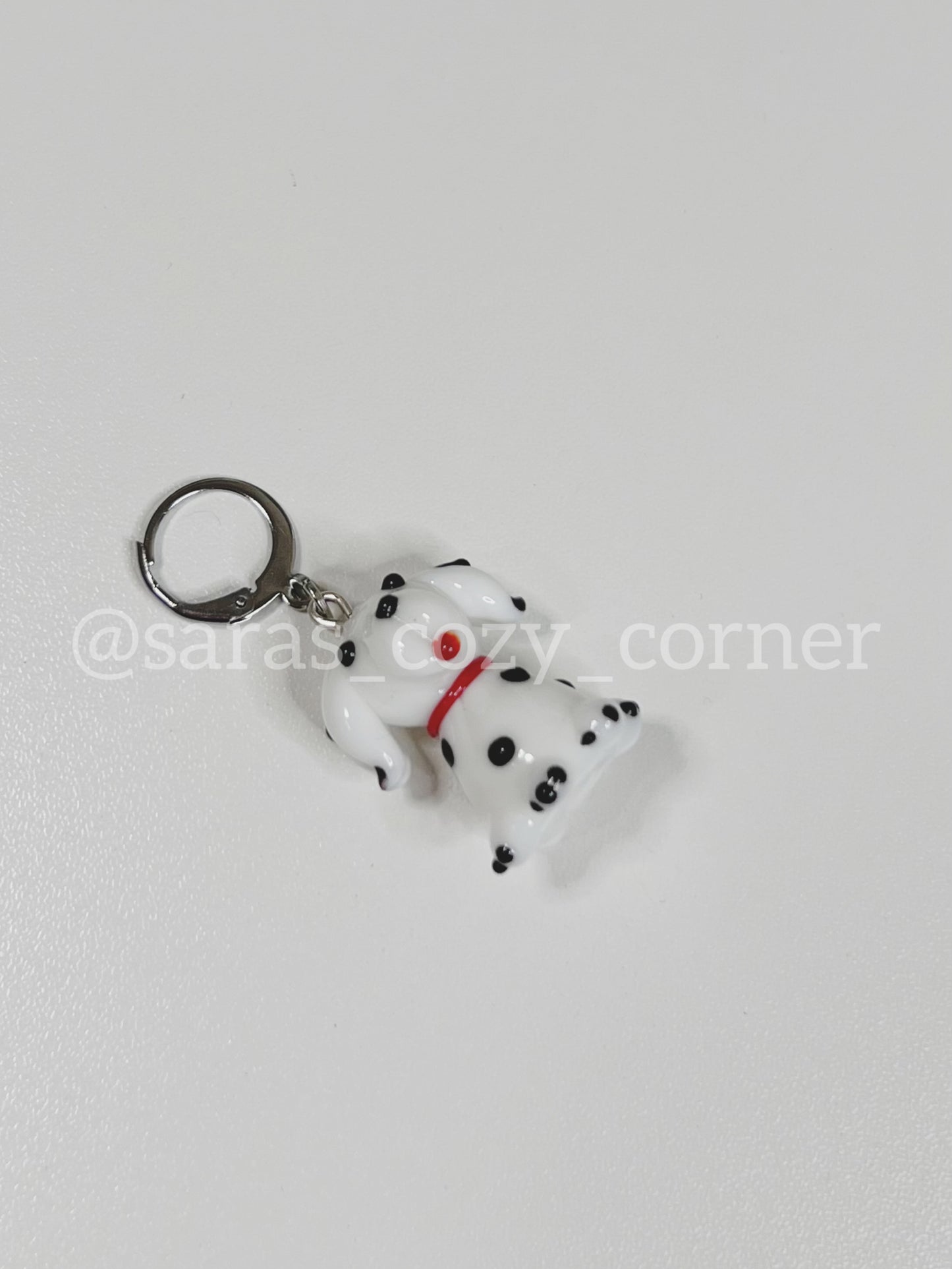 3D Dalmatian dog stitch marker.