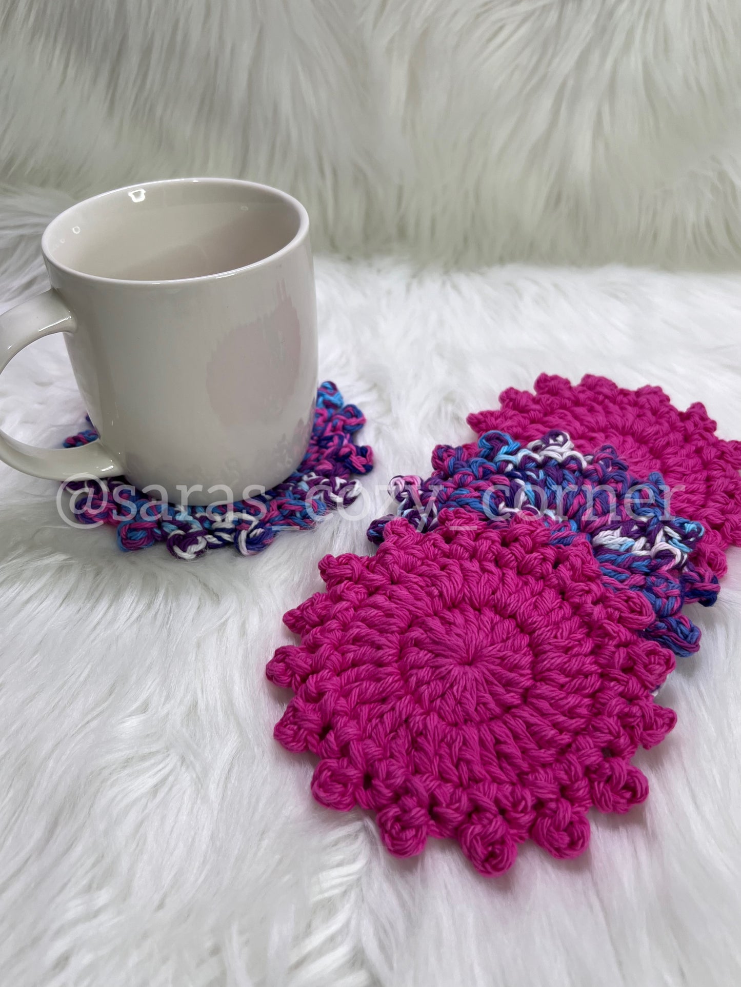 The Radiant Ombre coasters set