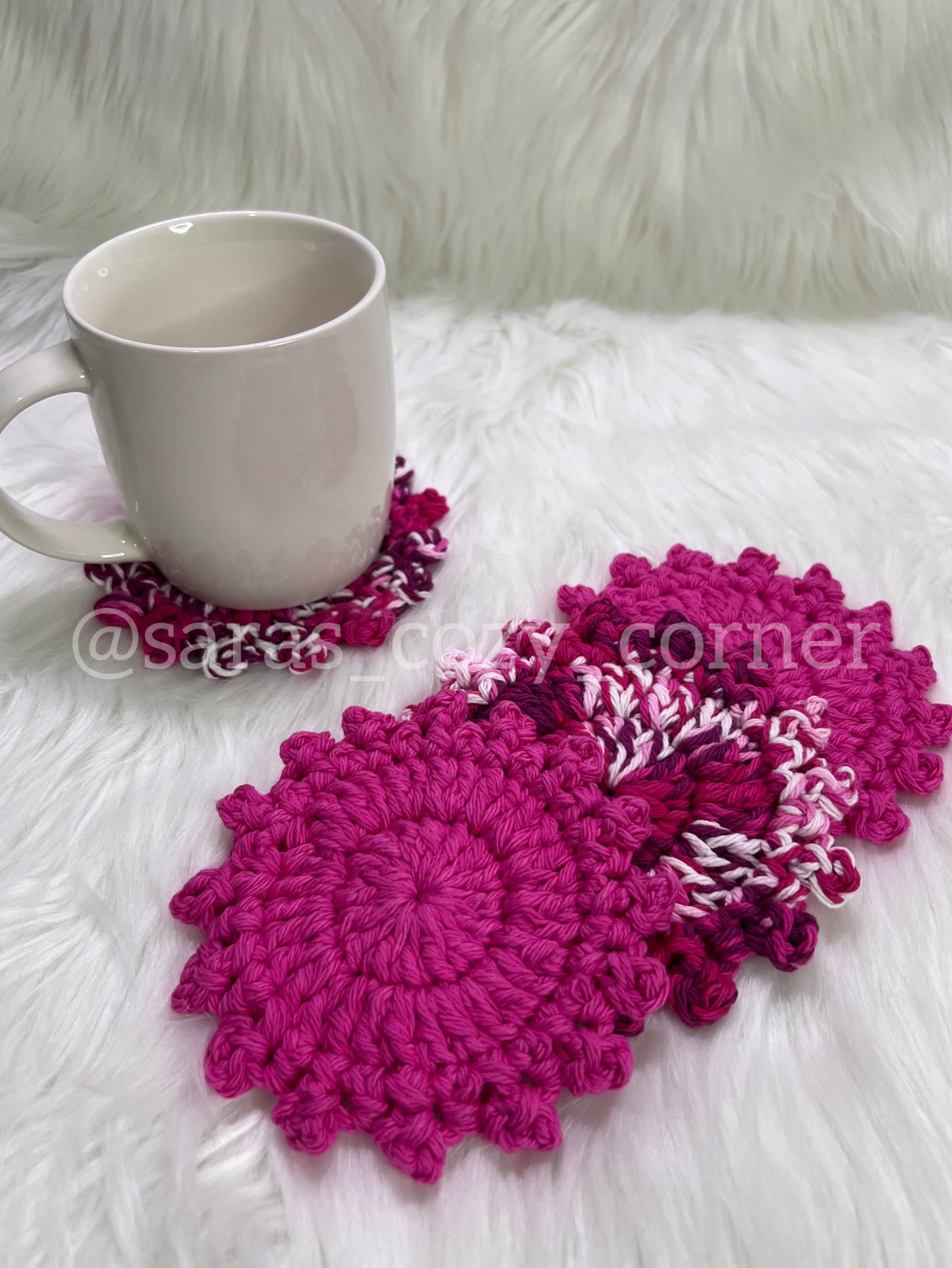 The Radiant Ombre coasters set