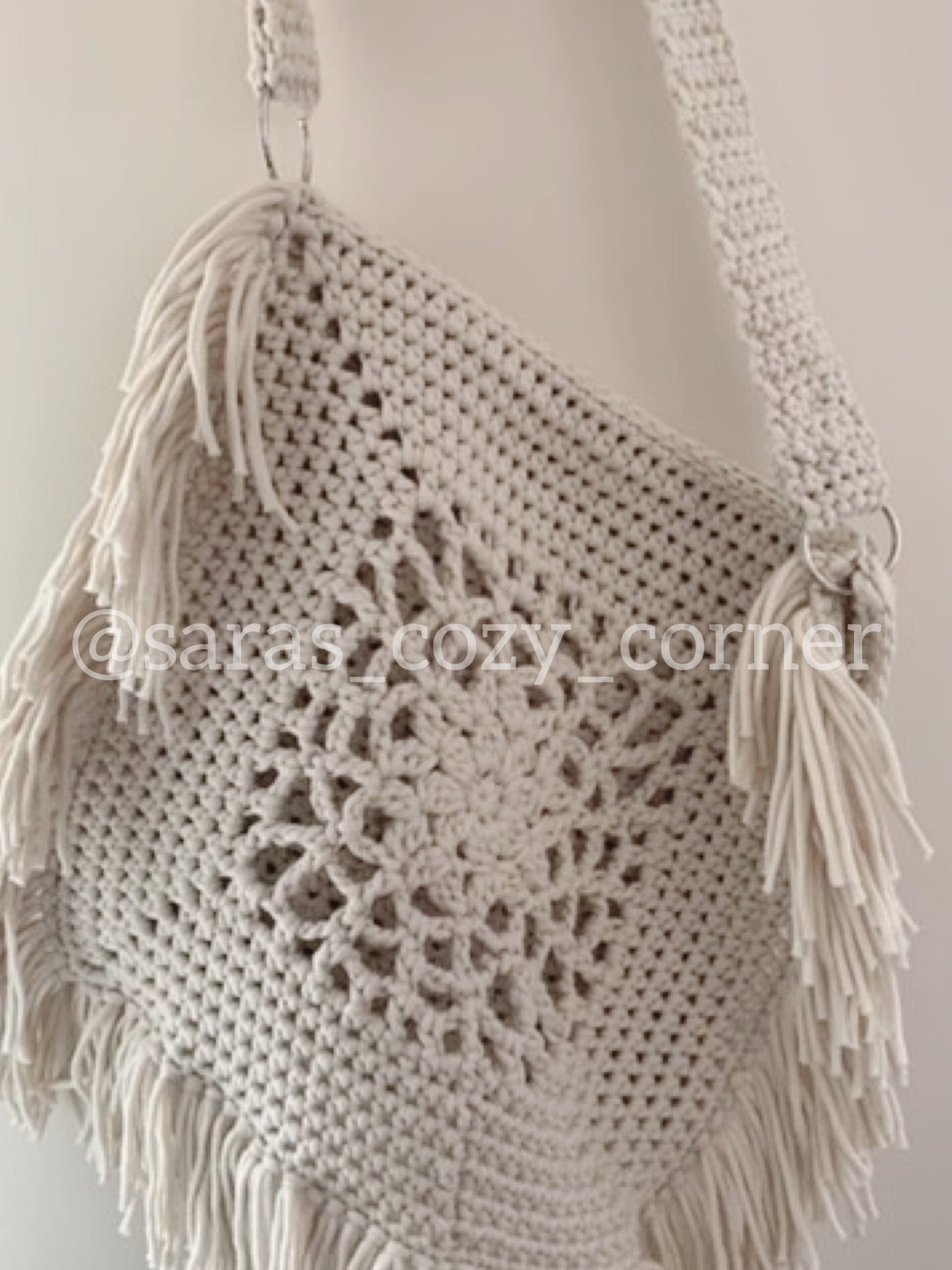 The Blooming Sands bag crochet pattern PDF