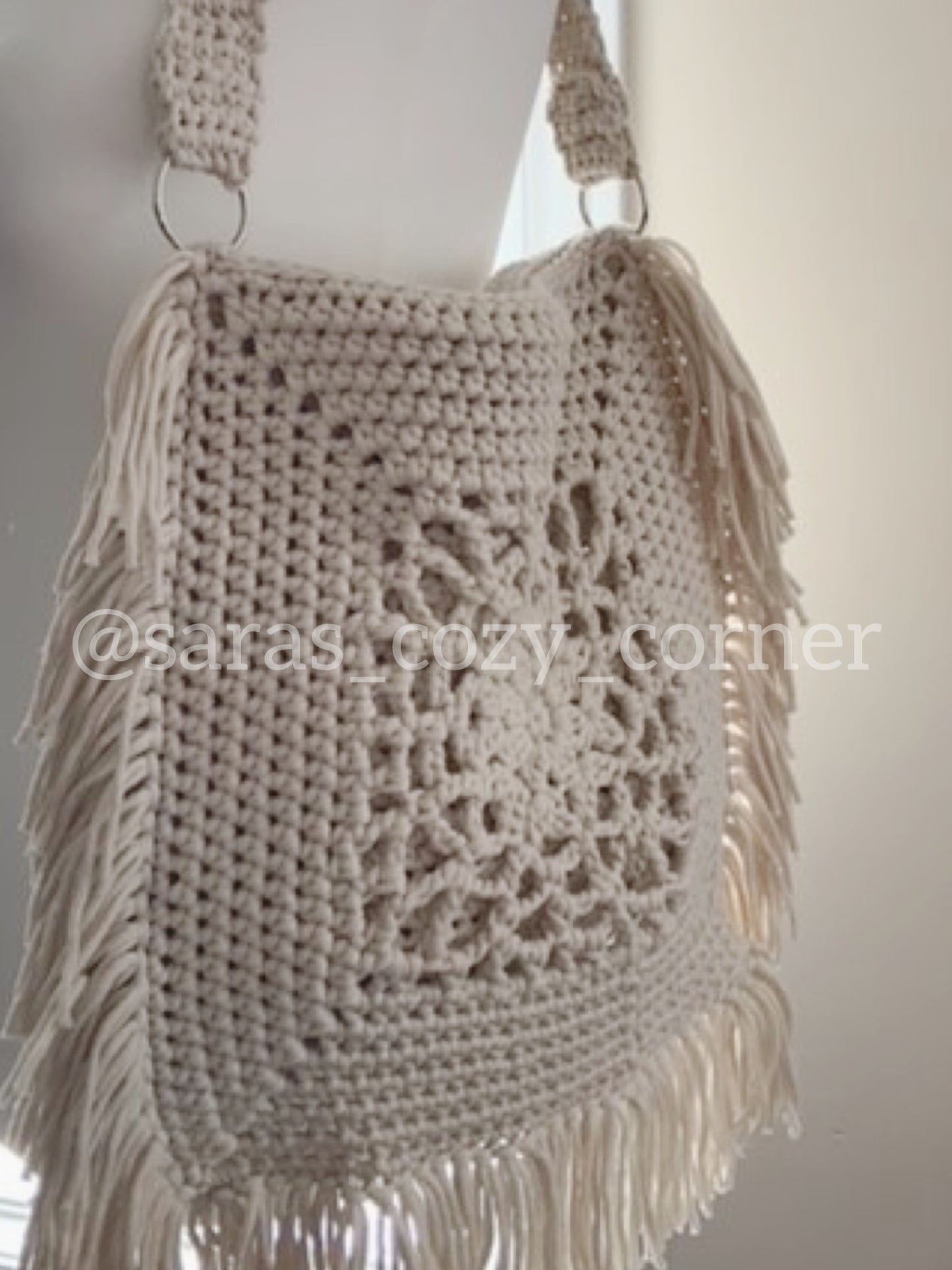 The Blooming Sands bag crochet pattern PDF