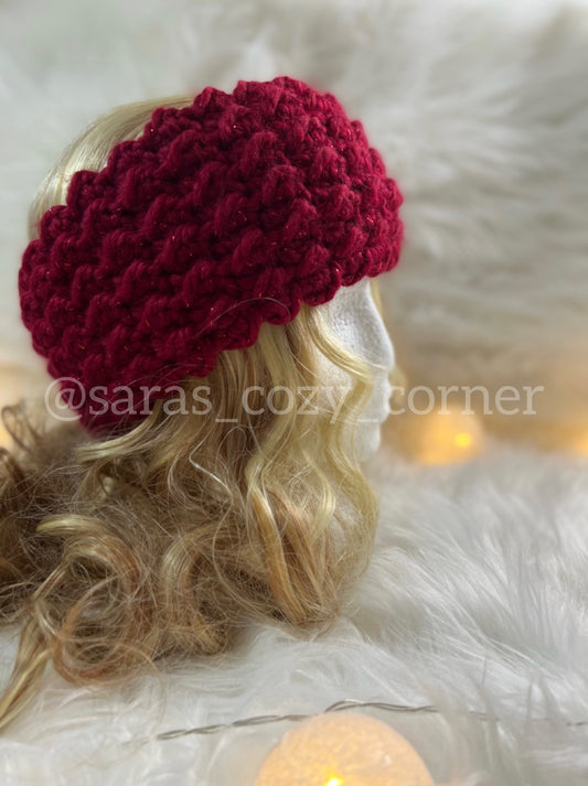 Super easy ear warmer crochet pattern PDF