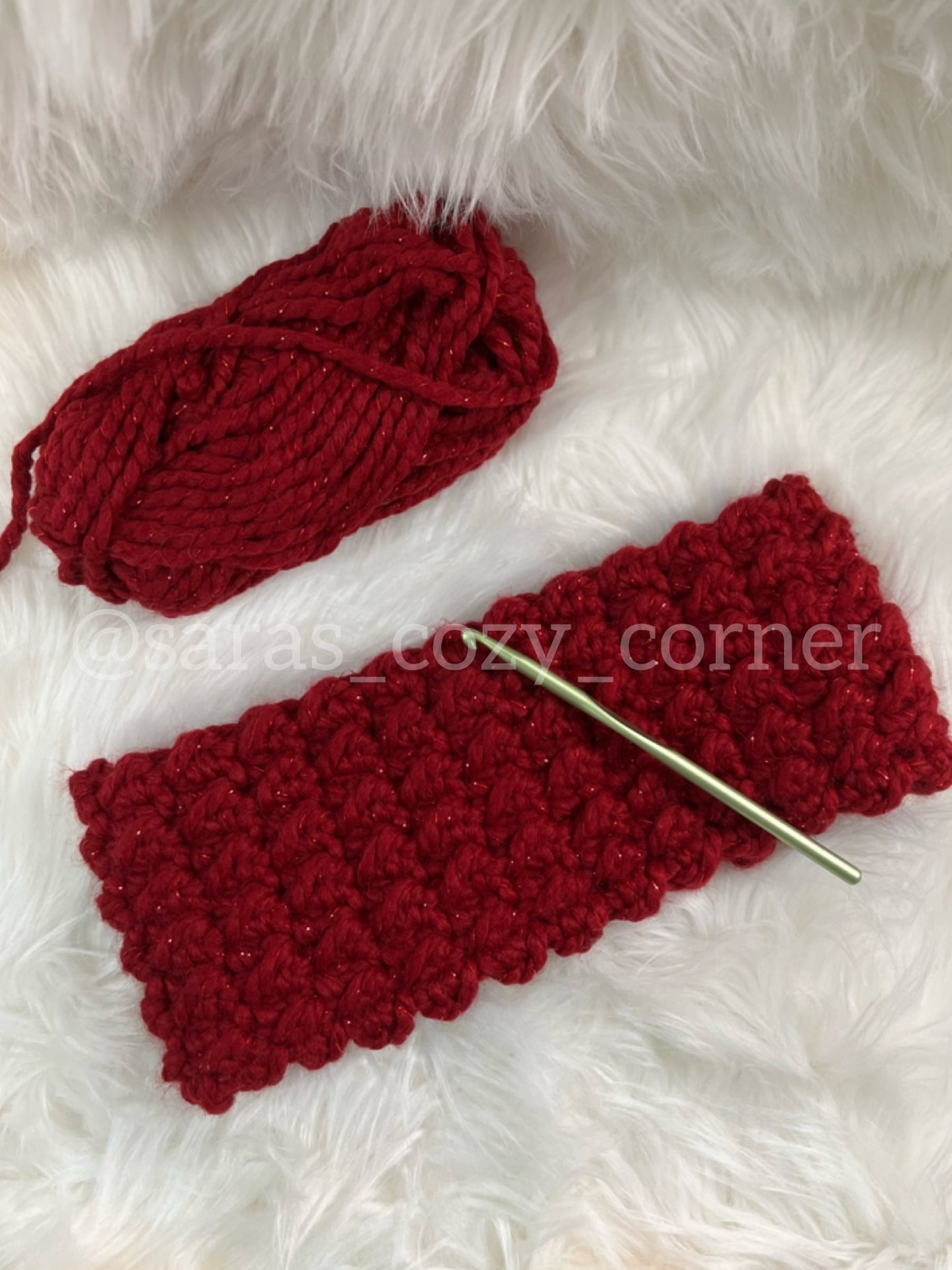 Super easy ear warmer crochet pattern PDF