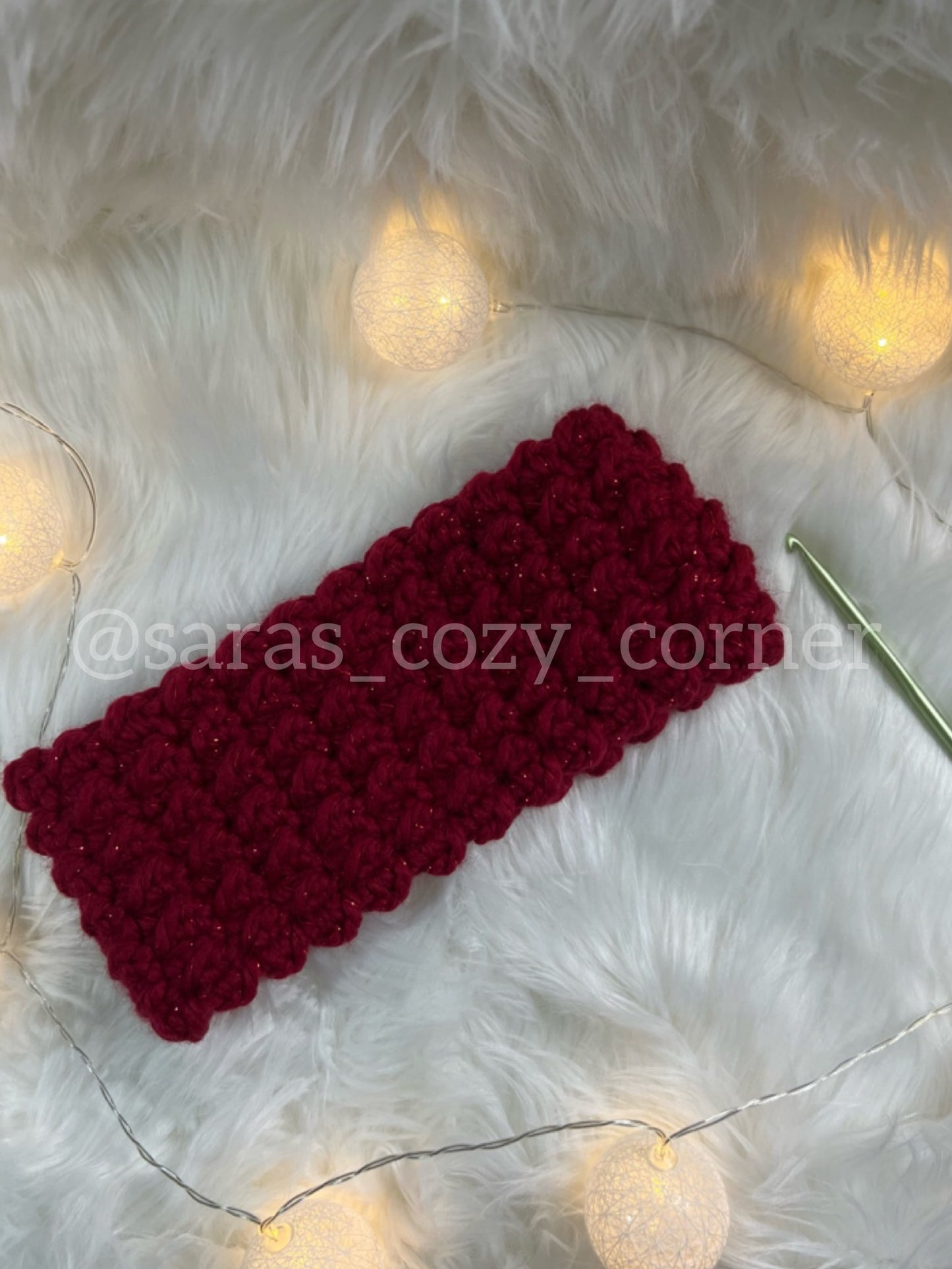 Super easy ear warmer crochet pattern PDF