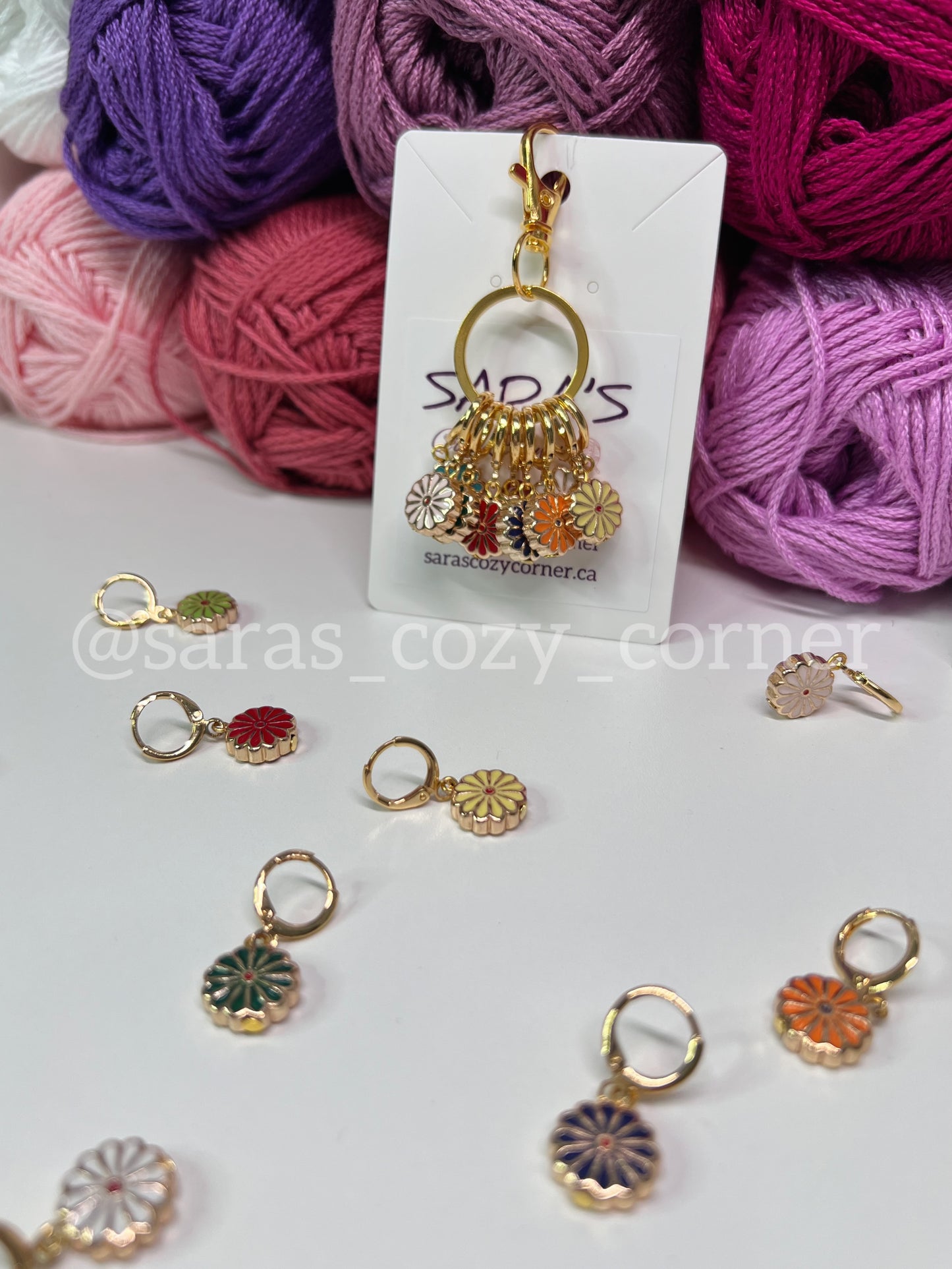 Daisy Stitch Markers set