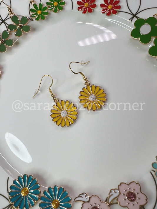 Spring Floral Dangles