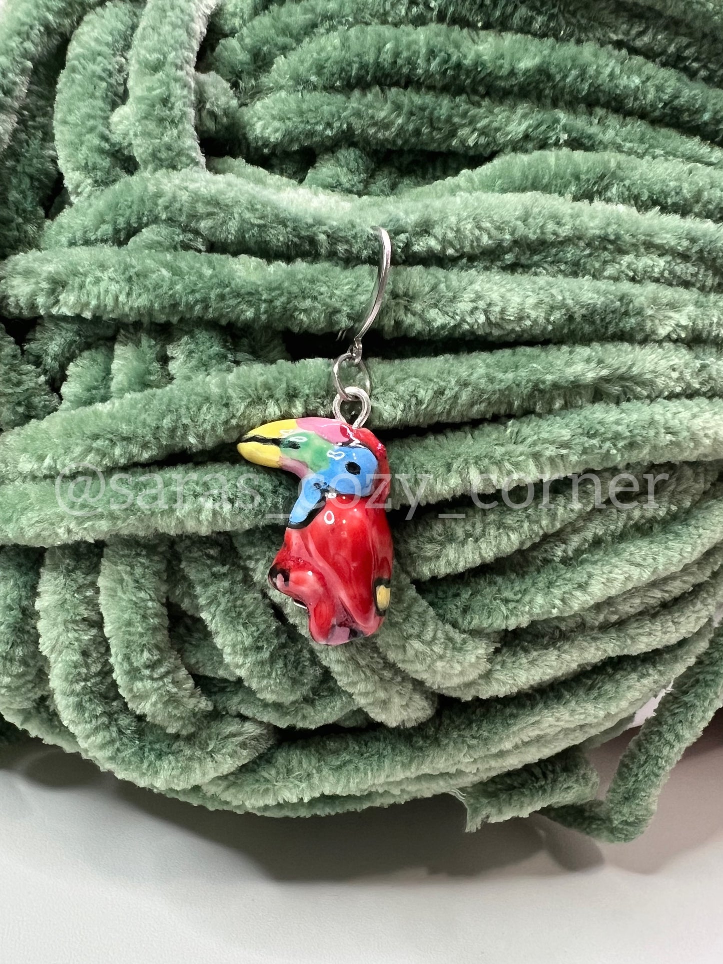 Crochet & Knitting Stitch Marker "Toucan"