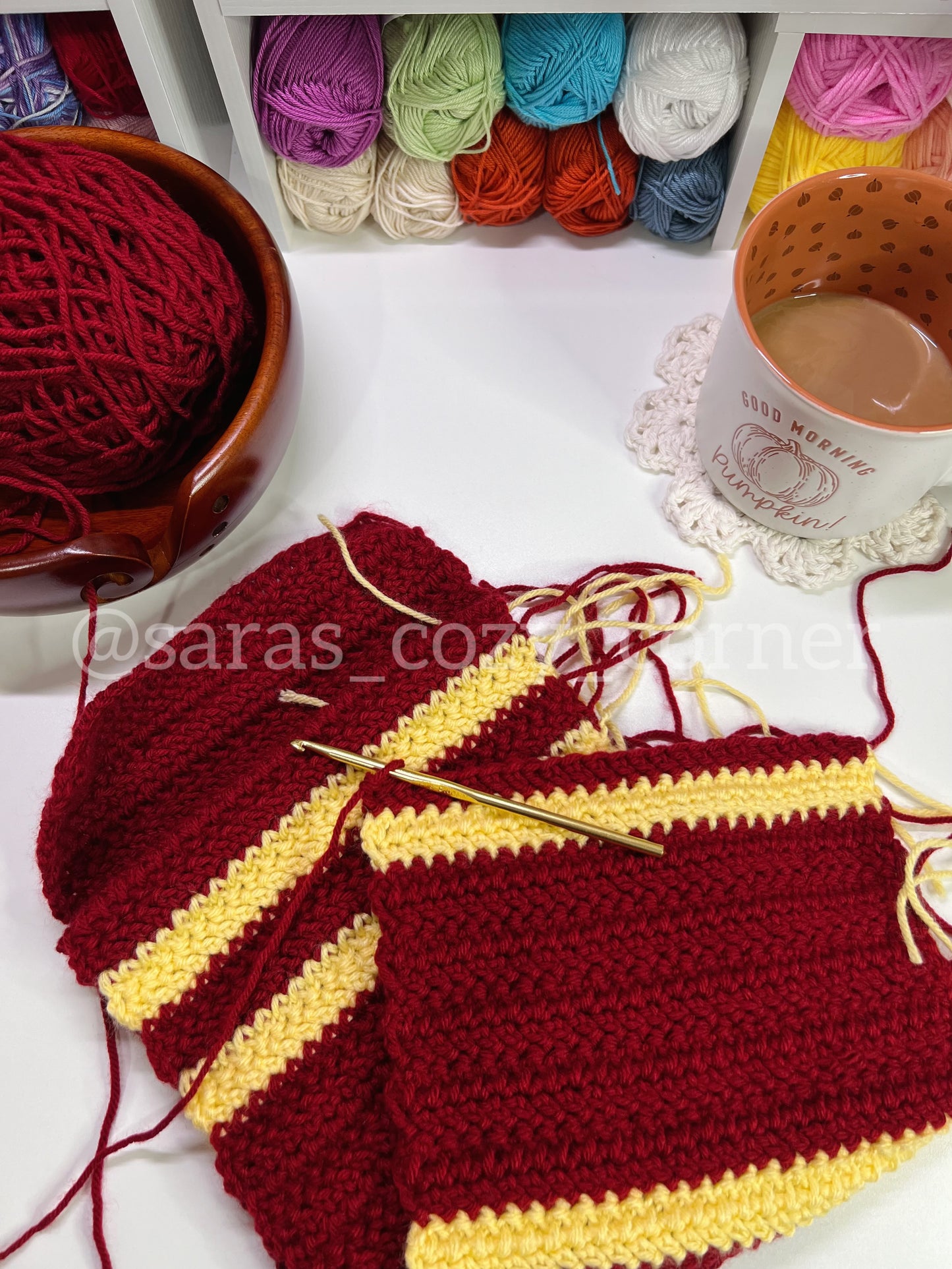 The Magic School scarf crochet pattern PDF