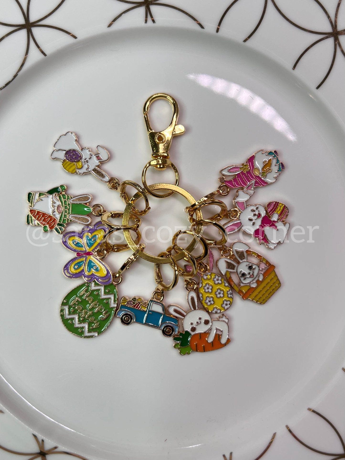 Knitting & Crochet Stitch Markers Set "Easter"